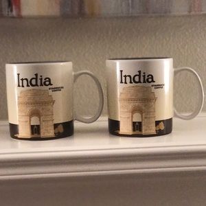 2 STARBUCKS Mug Collector Series INDIA